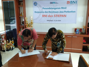 Penandatanganan MoU Antara STIE Balikpapan dan BNI 46 Cabang Balikpapan: Sinergi untuk Meningkatkan Kualitas Pendidikan dan Layanan Perbankan