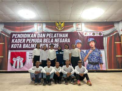 Tumbuhkan Jiwa Nasionalis, Mahasiswi STIE Balikpapan Ikuti Pelatihan Kader Bela Negara 2025