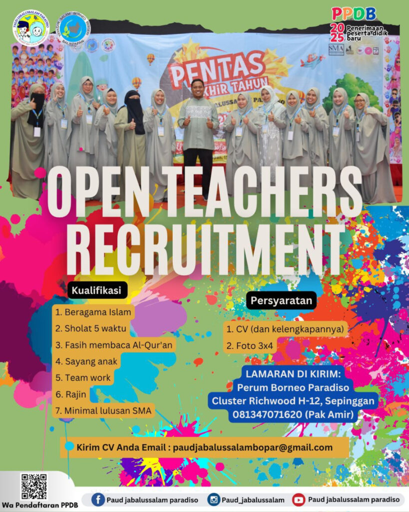 Lowongan Kerja Guru PAUD - PAUD Jabalussalam Paradiso 1c0ae2205709722b62e843abc0471a55 xl