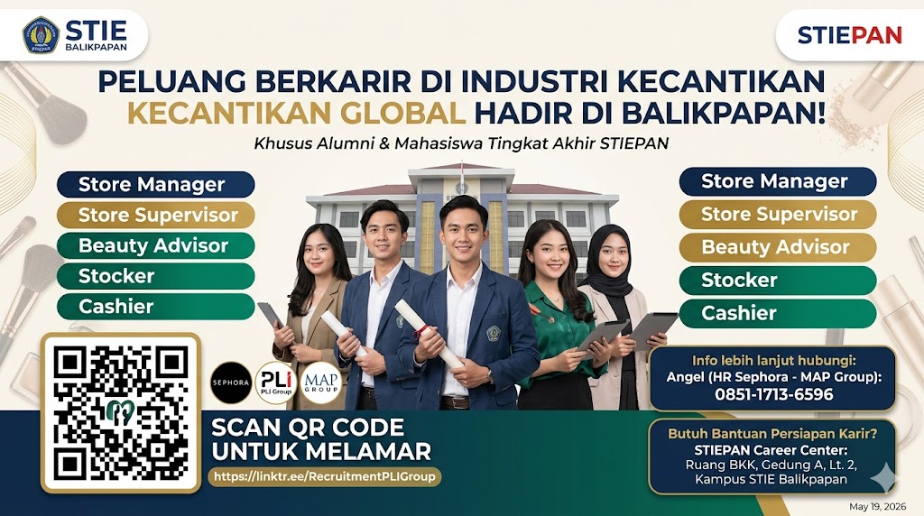 PELUANG BERKARIR DI INDUSTRI KECANTIKAN GLOBAL HADIR DI BALIKPAPAN! b9ce59a3 589e 464b 8492 3a0a0c00e5ad